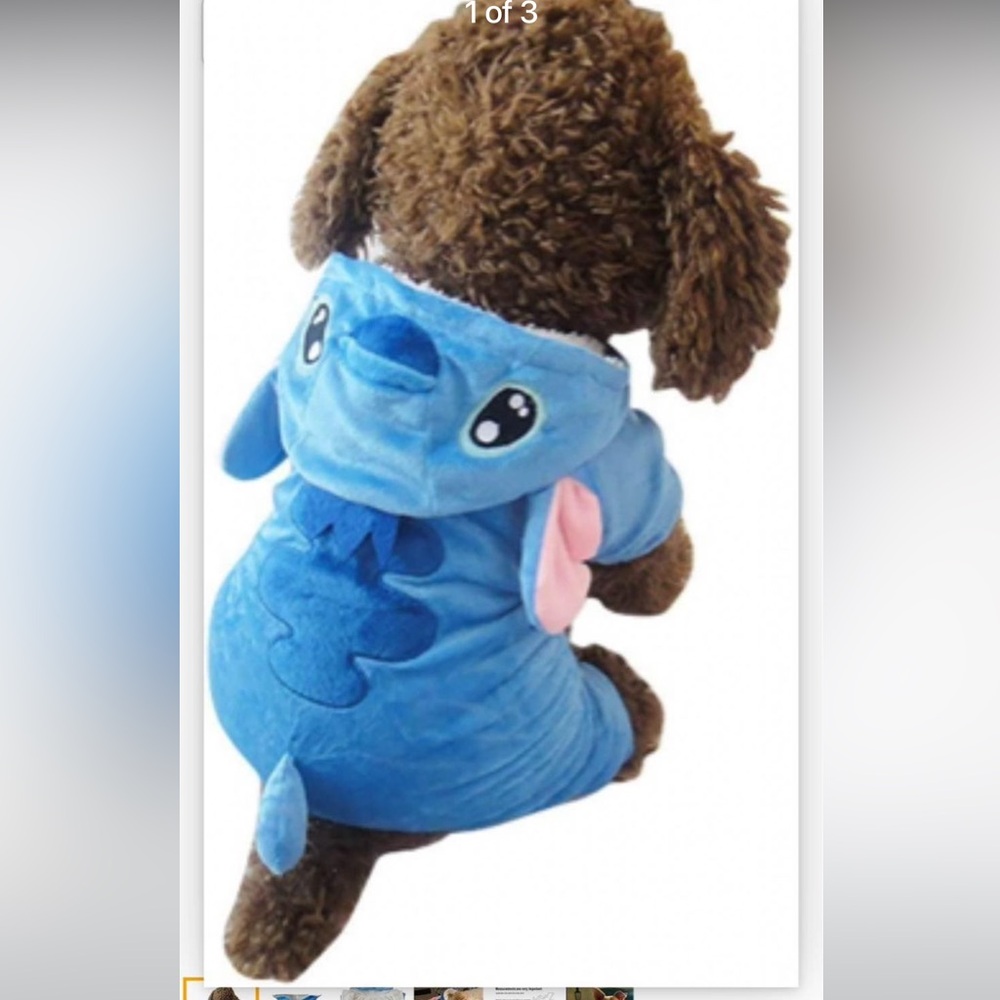 Disney Stitch Dog Coat Costume